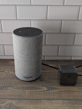 Amazon Echo (2nd Gen) Smart Speaker With Dolby Heather Gray